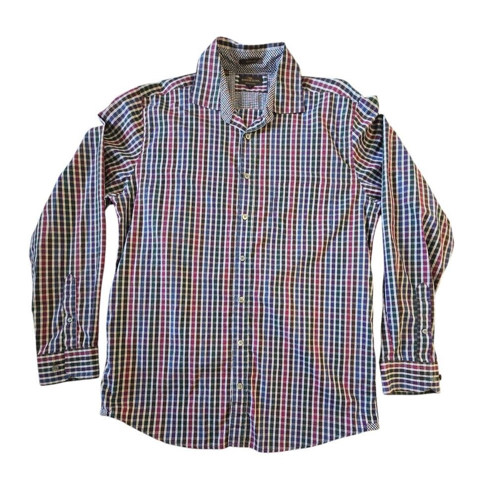 Rodd & Gunn‎ Men's Shirt Long Sleeve Shirt Plaid Button Up Collared Dress Shirt